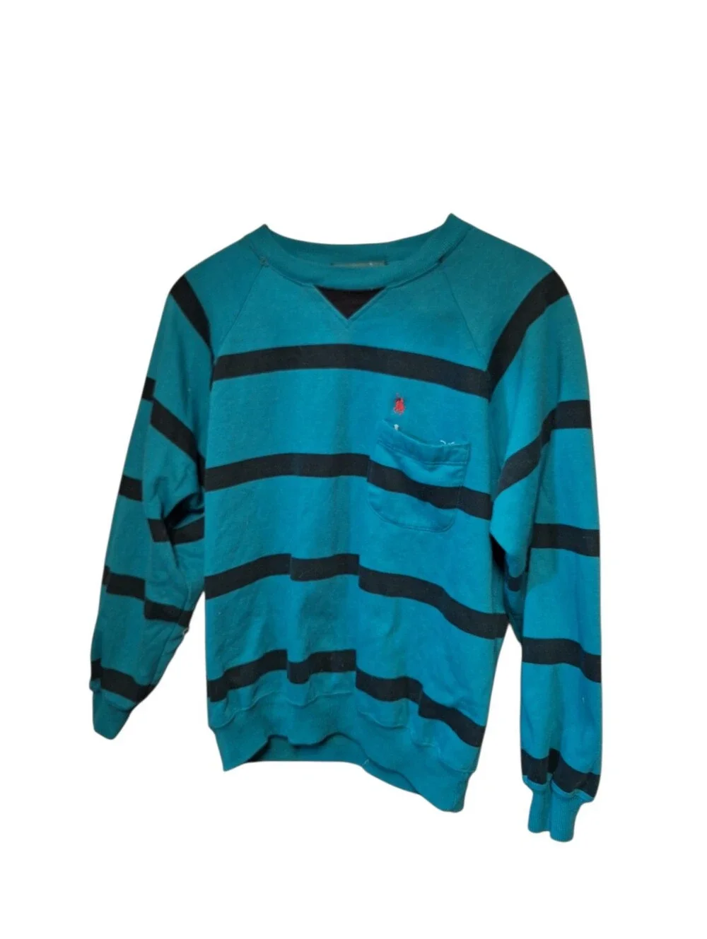 Vintage Knights of the Round Table Striped Crewneck  RUGBY shirt Men's XL READ
